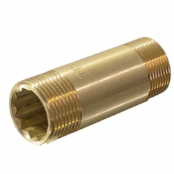 Латунный ниппель удлинительный TIM 1/2&quot; х 1/2&quot;, резьба наруж./ наруж.,SM022D-200