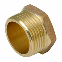 Латунная заглушка TIM 1/2&quot; c наружной резьбой,DT002