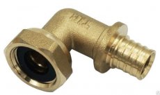 Фитинг под гильзу. Уголок Ø16 - 1/2&quot; накидная гайка,H-L1602F(A)
