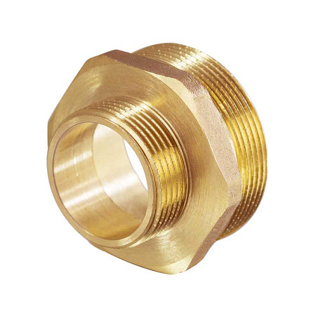 Латунный ниппель переходной TIM 2&quot; х 1/2&quot;, резьба наруж./ наруж.,SM072