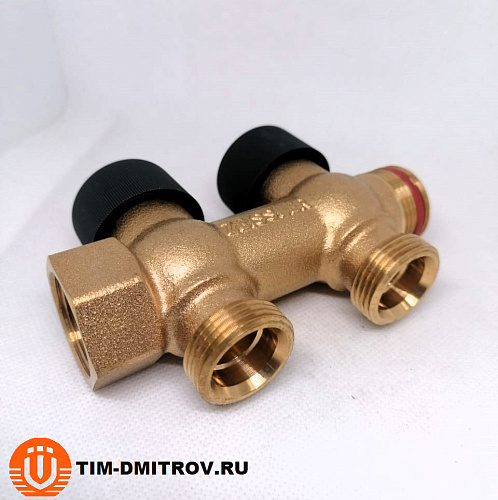Коллектор распределительный с функцией отключения на 2 отвода 3/4&quot;*3/4&quot;EK ZSc.403.0502E