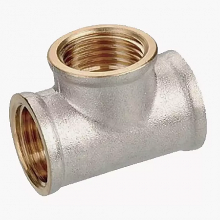 Тройник НИКЕЛЬ 1/2г*1/2г*1/2г TF222N