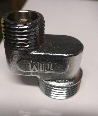 Эксцентрический переходник никелированный 3/4&quot; х 1/2&quot; ш/ш - 30 мм, TIM, арт. XL332MM