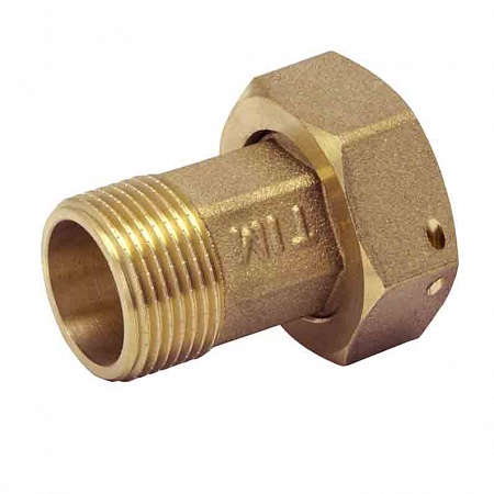 Латунная американка для счетчиков TIM 3/4&quot; х 1/2&quot;, резьба внутр/наруж.,HS032