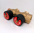 Коллектор распределительный с функцией отключения на 2 отвода 3/4&quot;*3/4&quot;EK ZSc.403.0502E